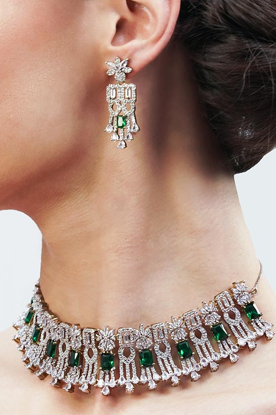 Emerald Green Jewelry Set - Image 3