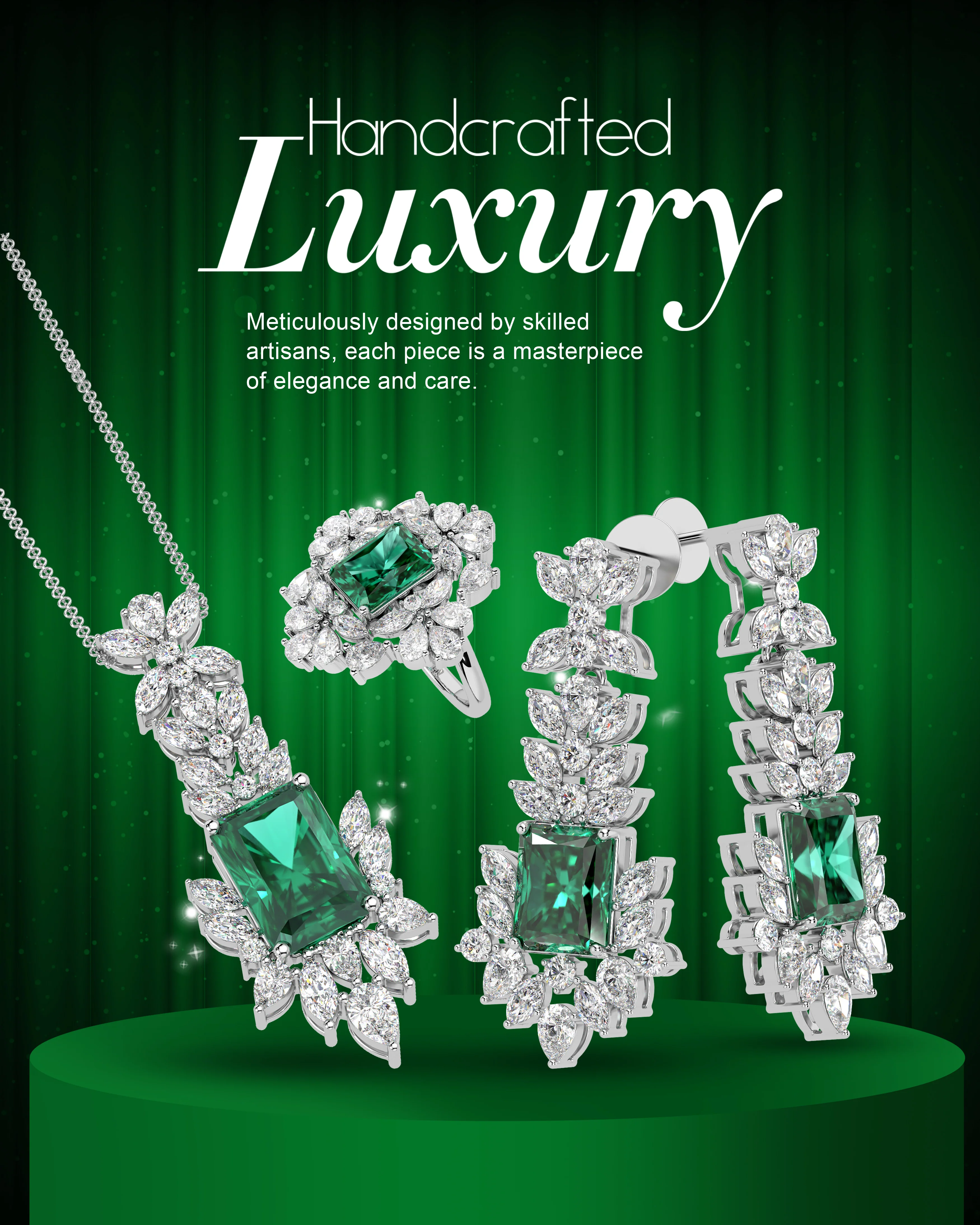 Emerald Radiance Set of 3 - Image 3