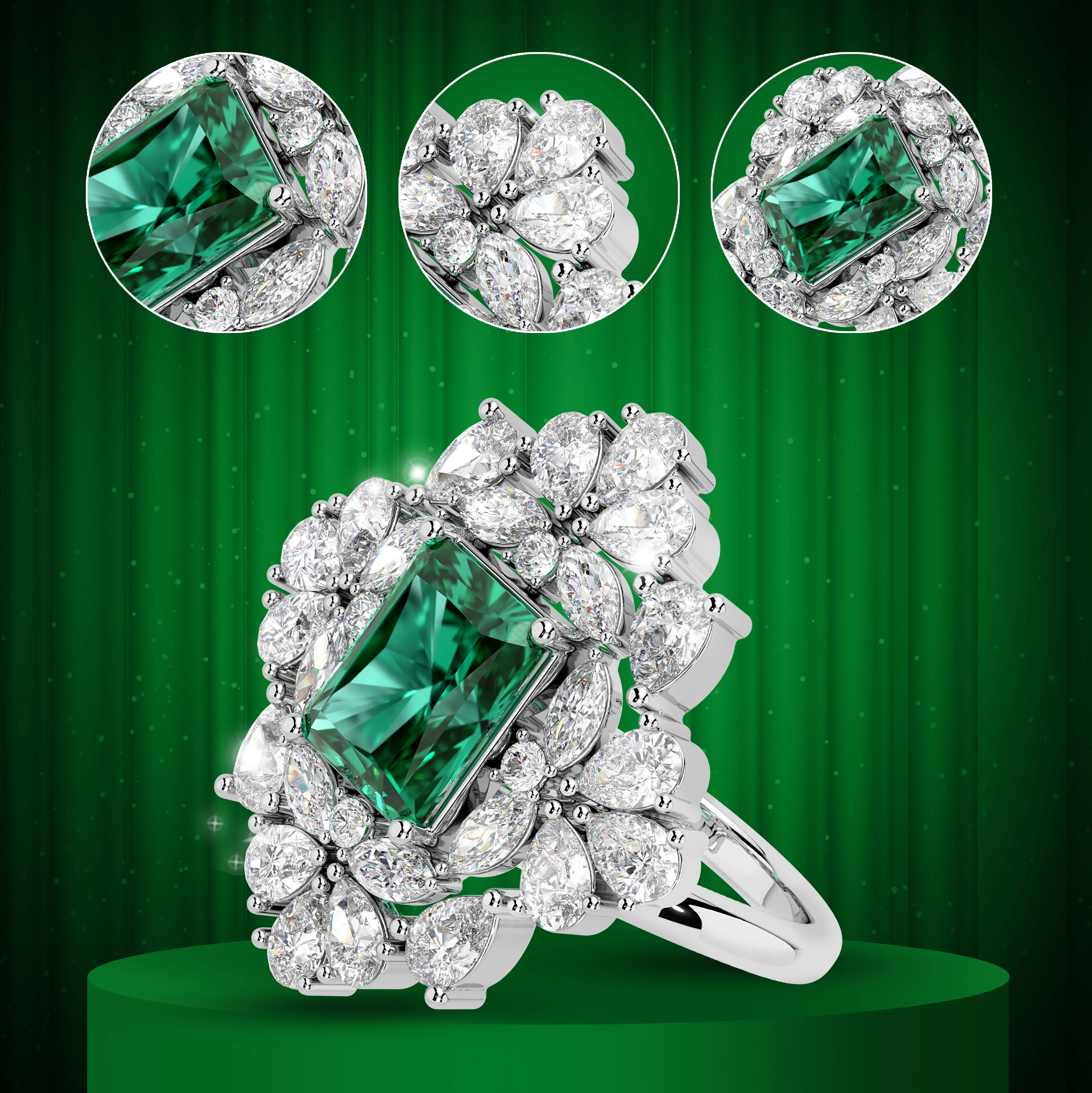 Emerald Radiance Set of 3 - Image 5