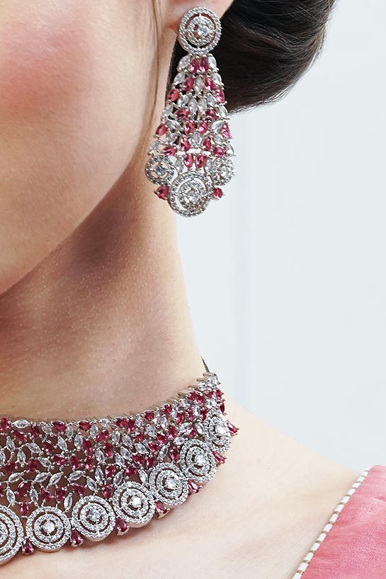 Ruby Radiance Choker Set - Image 3