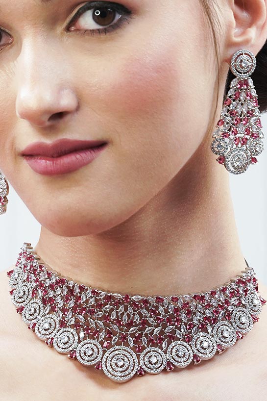 Ruby Radiance Choker Set - Image 4