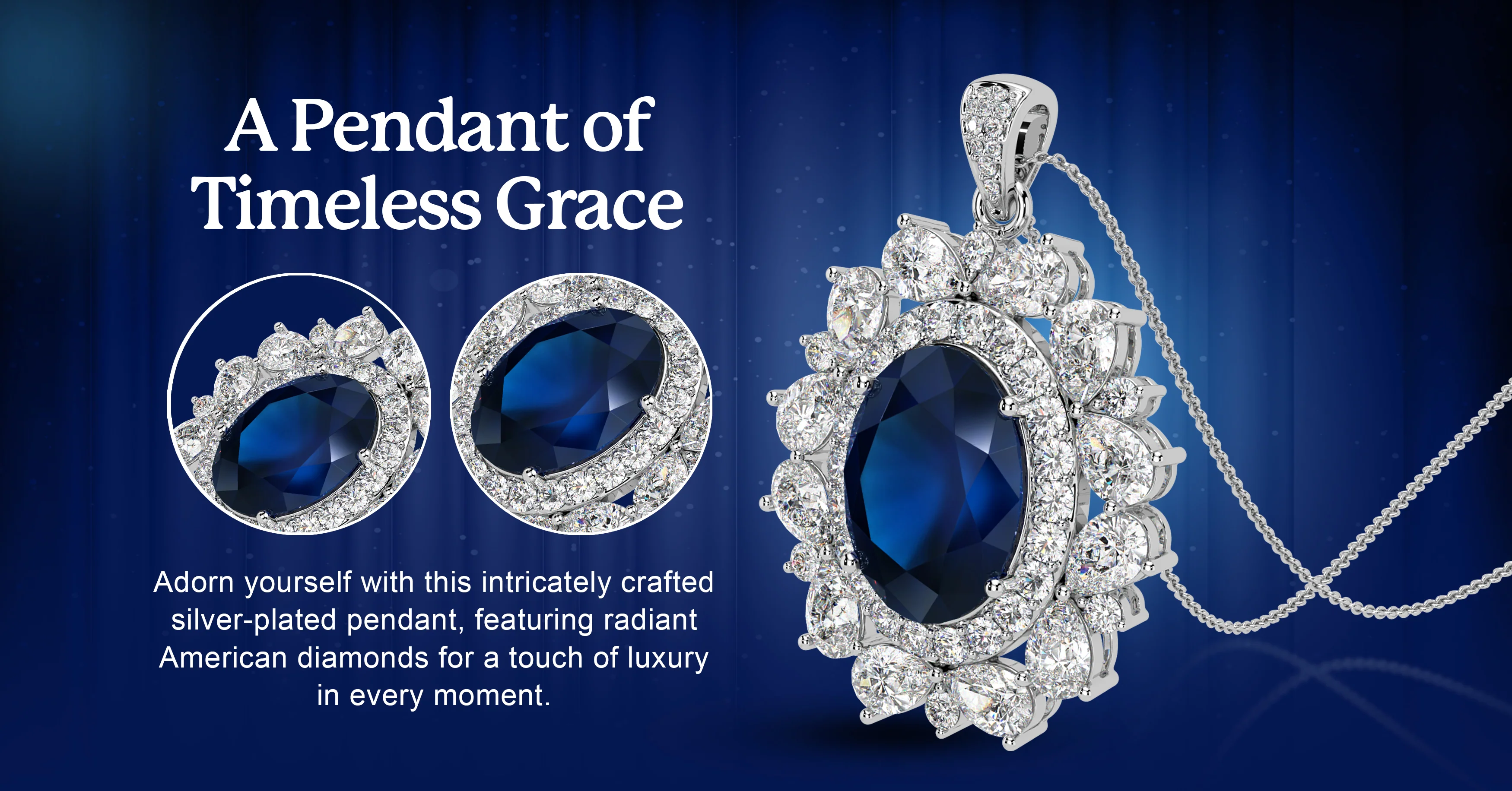 Regal Blue Diamond Set of 3 - Image 5